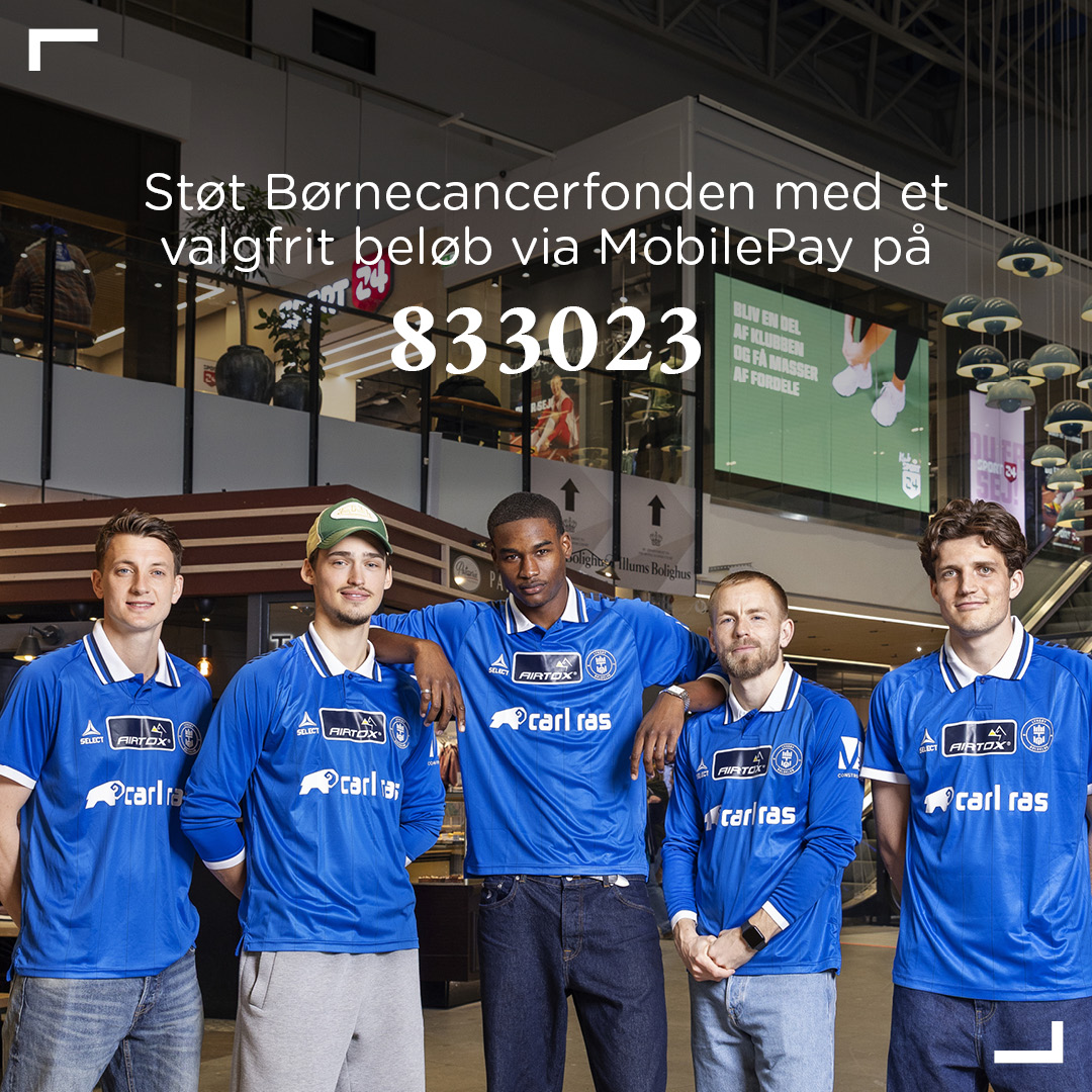 Lyngby Boldklub spiller på Madtorvet i Lyngby Storcenter